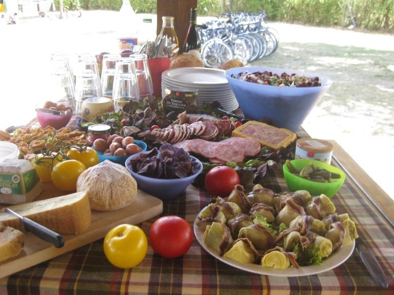 portugisisches Picknick an der Sandalgarve